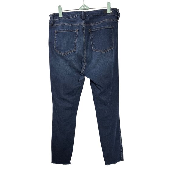 Kut From The Kloth Womens Connie Ankle Skinny Jeans Size 10 Raw Hem Denim - Picture 2 of 4